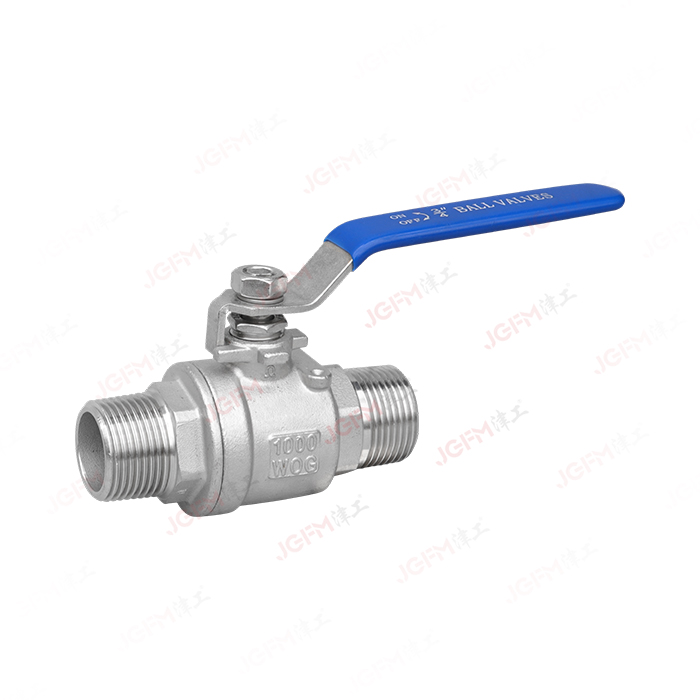 二片式雙外絲球閥