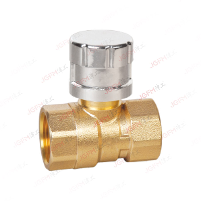 黃銅磁性帶鎖球閥