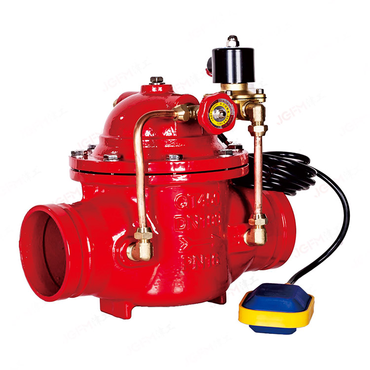 8106X-16Q溝槽電動浮球閥